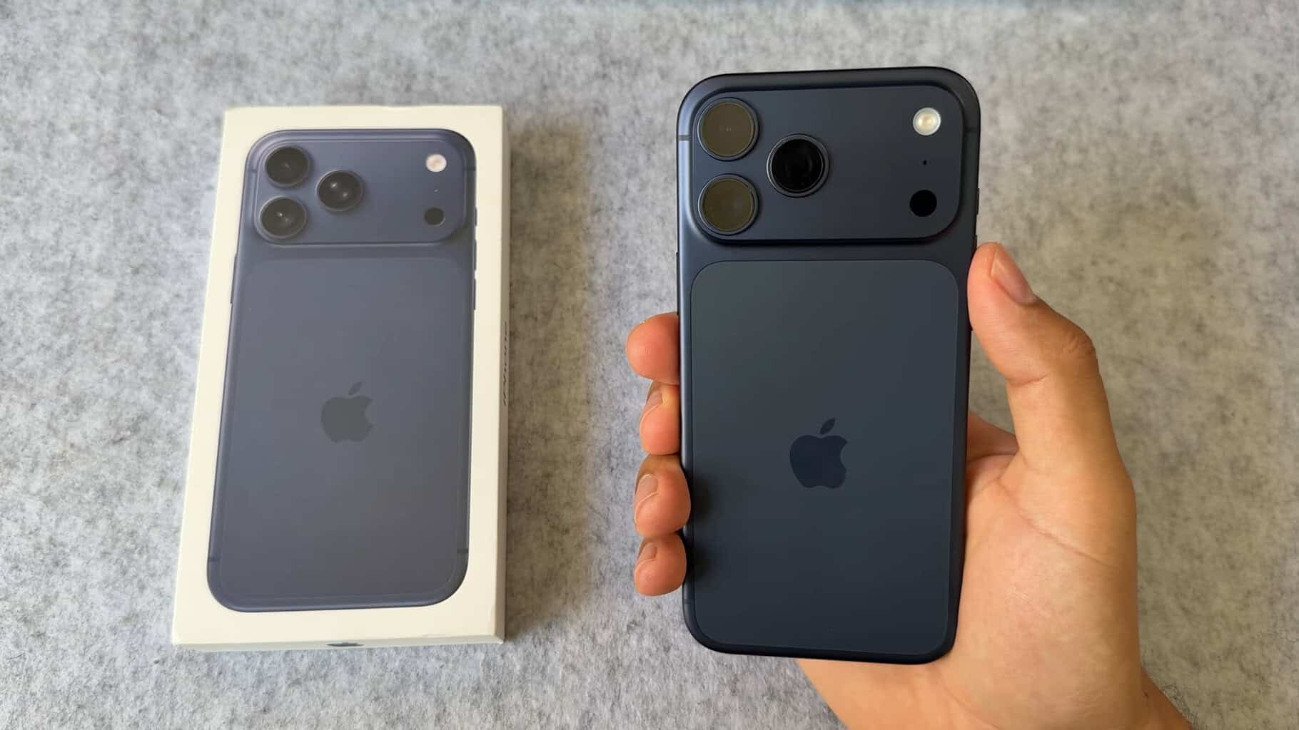 iPhone 17 Pro Max Azul Profundo: Unboxing e Primeiras Impressões