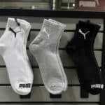 Kit 3 Pares Meias Puma Cano Médio Original Masculino Algodão