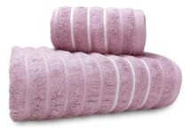 Kit De Toalha 2 Peças Banho E Rosto 100% Algodão 450g/m2