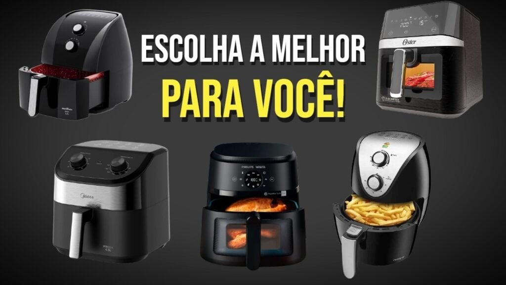 Melhores Air Fryers Custo-Benefício de 2025 (Fritadeiras sem Óleo) Melhores Air Fryers Custo-Benefício de 2025 (Fritadeiras sem Óleo)