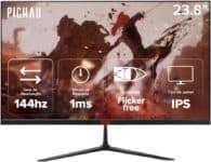 Monitor Gamer Pichau Athen V3 Pro 23.8 Pol IPS  FHD 1ms 144Hz HDMI/VGA PG-ATH24V3P-BL02
