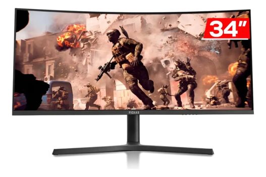 Monitor Gamer Pichau Nexus 34 Neo, 34 Pol Va Ultrawide Curvo