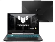 Notebook ASUS TUF Gaming A15, GeForce RTX 2050, AMD RYZEN 7, 8 GB, 512 GB SSD, KeepOS, Tela 15.6'' FHD, Graphite Black - FA506NFR-HN069