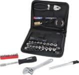 Performance Tool W1197 Conjunto de ferramentas compacto de 38 peças com estojo de zíper