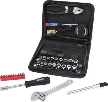 Performance Tool W1197 Conjunto de ferramentas compacto de 38 peças com estojo de zíper