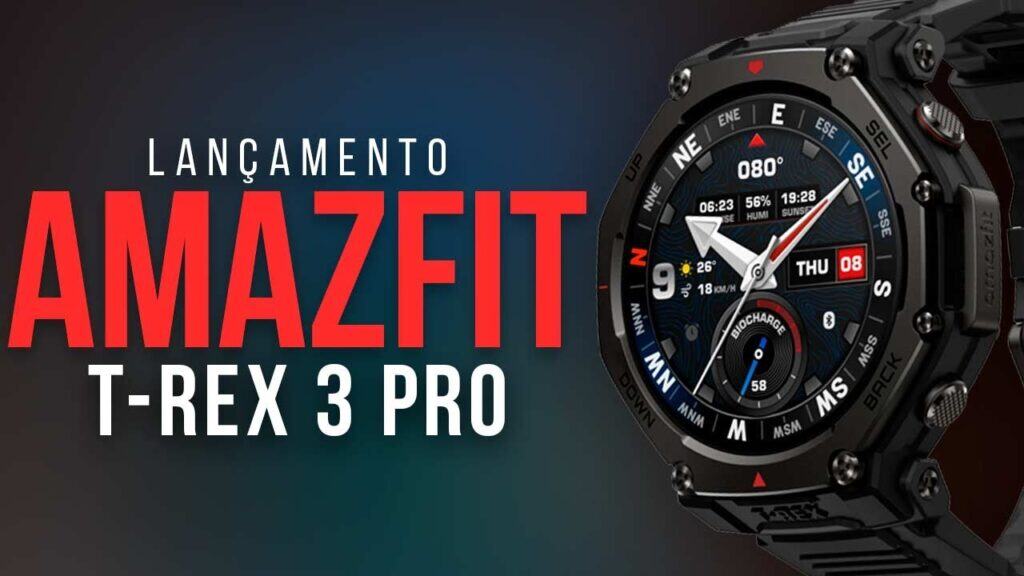 Amazfit T-Rex 3 Pro é lançado na IFA 2025 com titânio e até 25 dias de bateria Amazfit T-Rex 3 Pro é lançado na IFA 2025 com titânio e até 25 dias de bateria