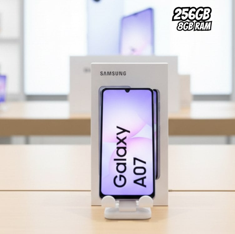 Celular Samsung Galaxy A07 256GB, 8GB, Câmera 50MP, Tela 6.7″, Proteção IP54, Processador 6nm