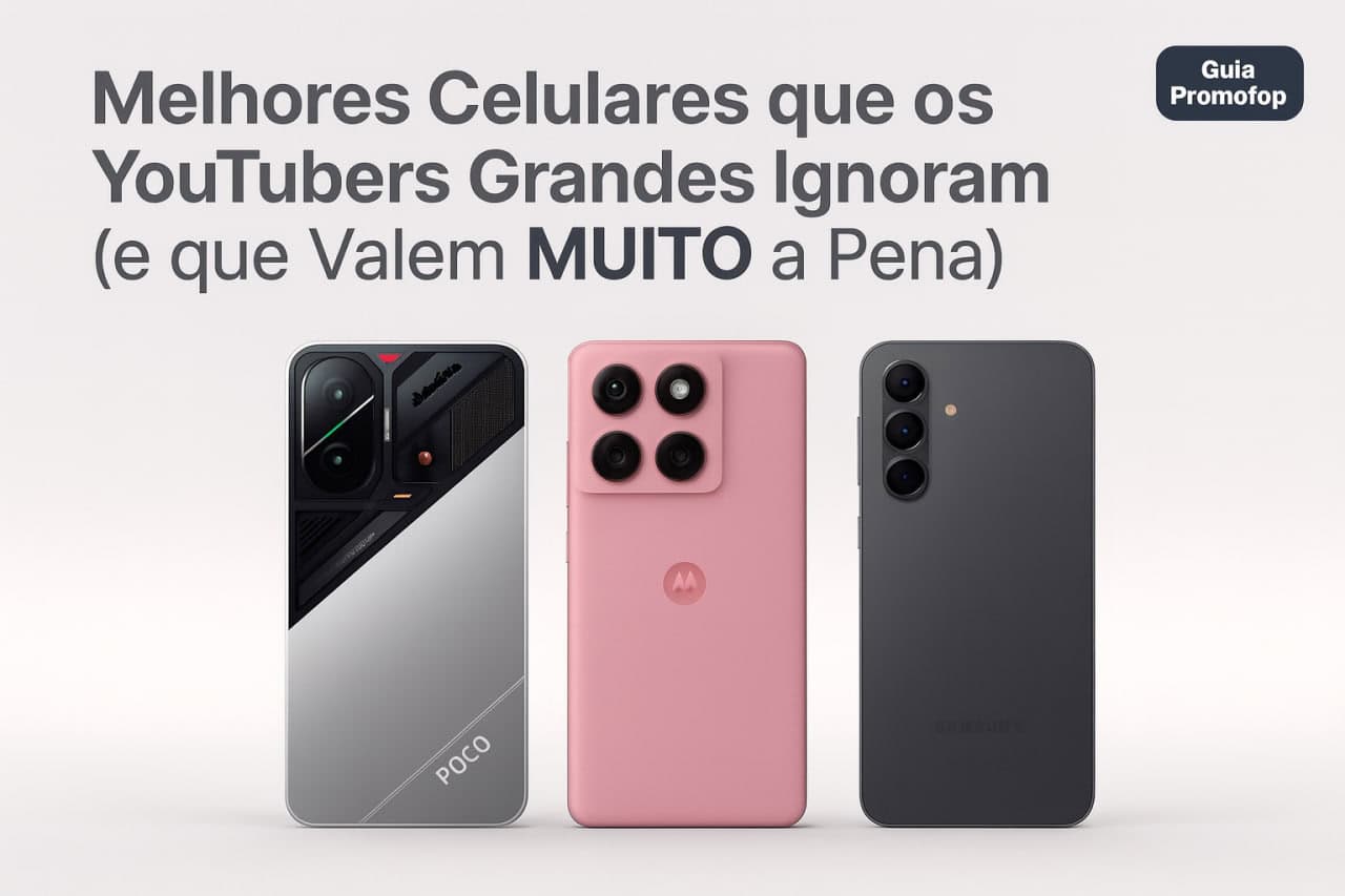 Melhores Celulares que os YouTubers Grandes Ignoram (e que Valem MUITO a Pena) Melhores Celulares que os YouTubers Grandes Ignoram (e que Valem MUITO a Pena)