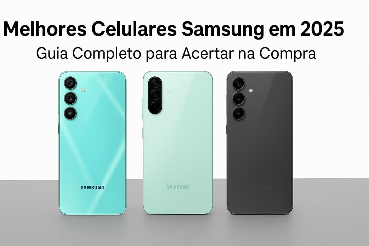Melhores Celulares Samsung em 2025: Guia Completo para Acertar na Compra