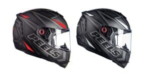 Capacete Moto Fechado Peels Icon Fast Preto Fosco Vermelho