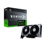 Placa de Vídeo MSI RTX 5060 8G VENTUS 2X OC Geforce NVIDIA, 8GB, GDDR7, 128 bits, 2535 MHz, DLSS 4, Ray Tracing - G5060-8V2C