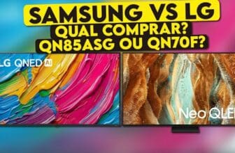 Samsung QN70F vs LG QNED85ASG: qual mini-LED comprar em 2025?