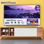 Smart Tv 40” Britânia Btv40m9gr2cgb Roku Led Dolby Audio