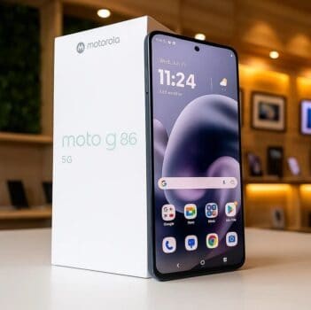 Smartphone Motorola G86 256GB 5G 16GB de RAM 6,7" Câm. Dupla + Selfie 32MP
