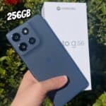 Smartphone Motorola Moto g56 5G - 256GB 24GB (8GB RAM+16GB Ram Boost) e 50MP Sony Lytia 600 Camera Ultrarresistencia militar IP68 + IP69 - Verde