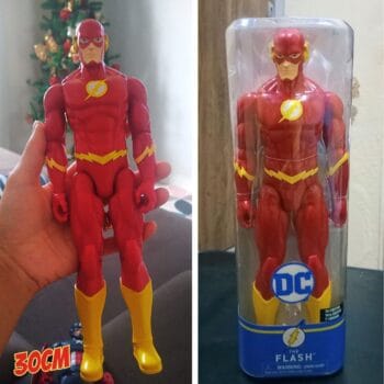 Sunny Brinquedos Boneco DC Flash – Figura Articulada 12″ 30cm