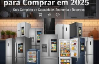 Artigos Top 10 Geladeiras para Comprar em 2025: Guia Completo de Capacidade, Economia e Recursos