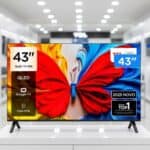 TV 43" TCL Full HD QLED 43S5K Google TV 2 HDMI