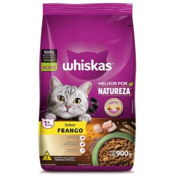 whiskas Ração Whiskas Melhor Por Natureza Frango Gatos Adultos 900G