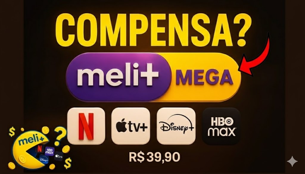 Meli+ Mega: vale a pena trocar Netflix e outros streamings pelo novo combo do Mercado Livre? Meli+ Mega: vale a pena trocar Netflix e outros streamings pelo novo combo do Mercado Livre?