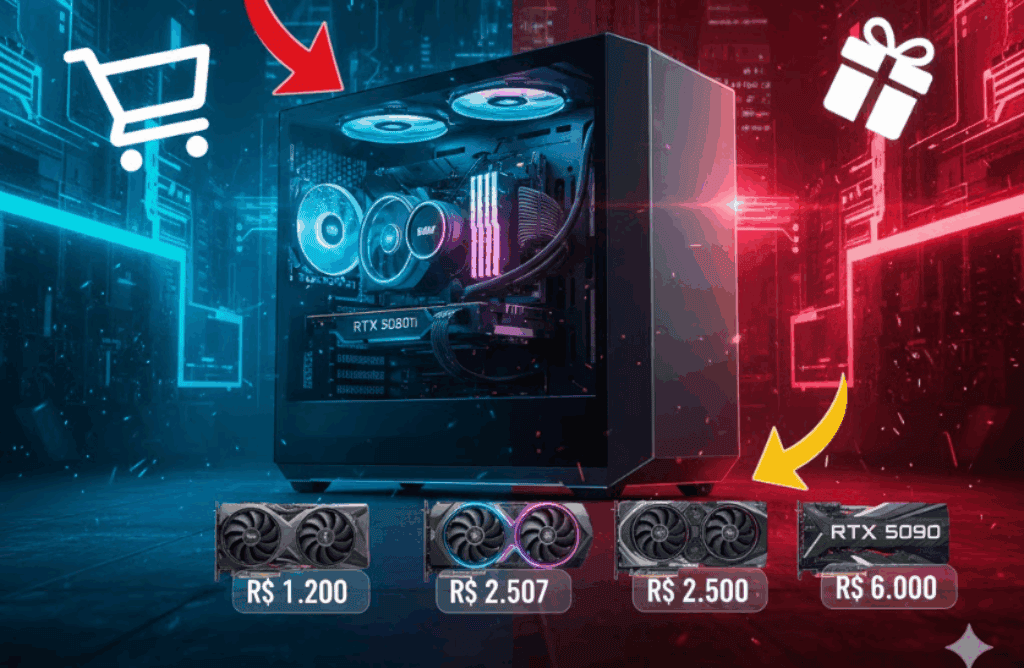 Guia completo: o preço certo de cada placa de vídeo na Black Friday 2025 Guia completo: o preço certo de cada placa de vídeo na Black Friday 2025