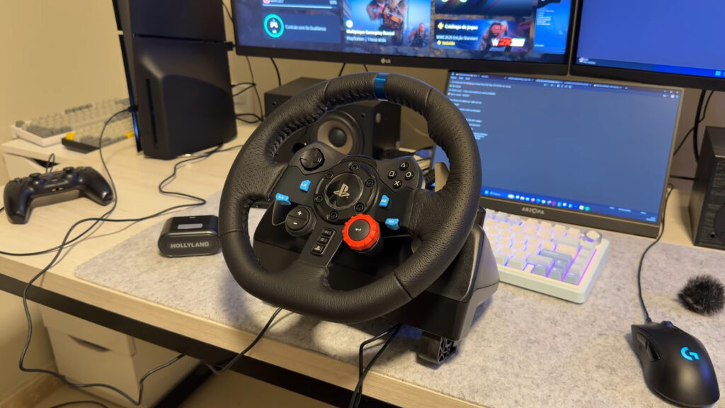 Logitech G29 no PS5: unboxing, primeiros testes e guia completo para aproveitar o volante ao máximo