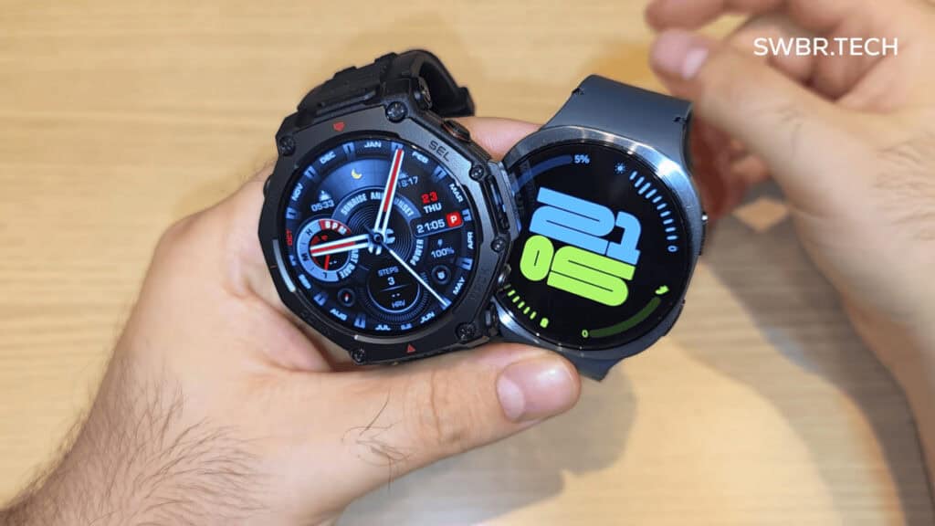 AMAZFIT T-REX 3 PRO vs GALAXY WATCH 8: qual smartwatch comprar em 2025?