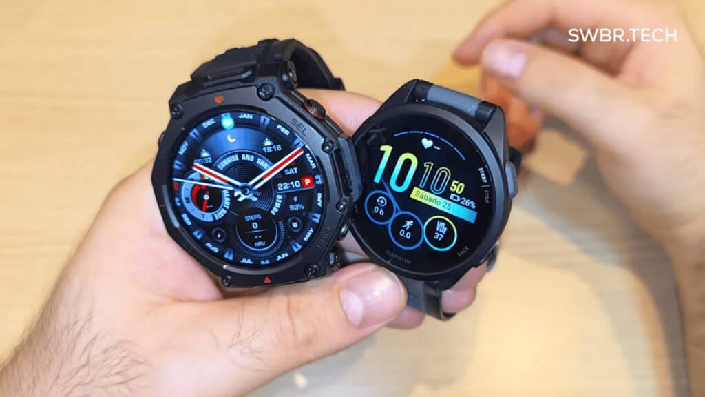 AMAZFIT T-REX 3 PRO vs GARMIN 165 MUSIC: Qual comprar em 2025 (comparativo completo)