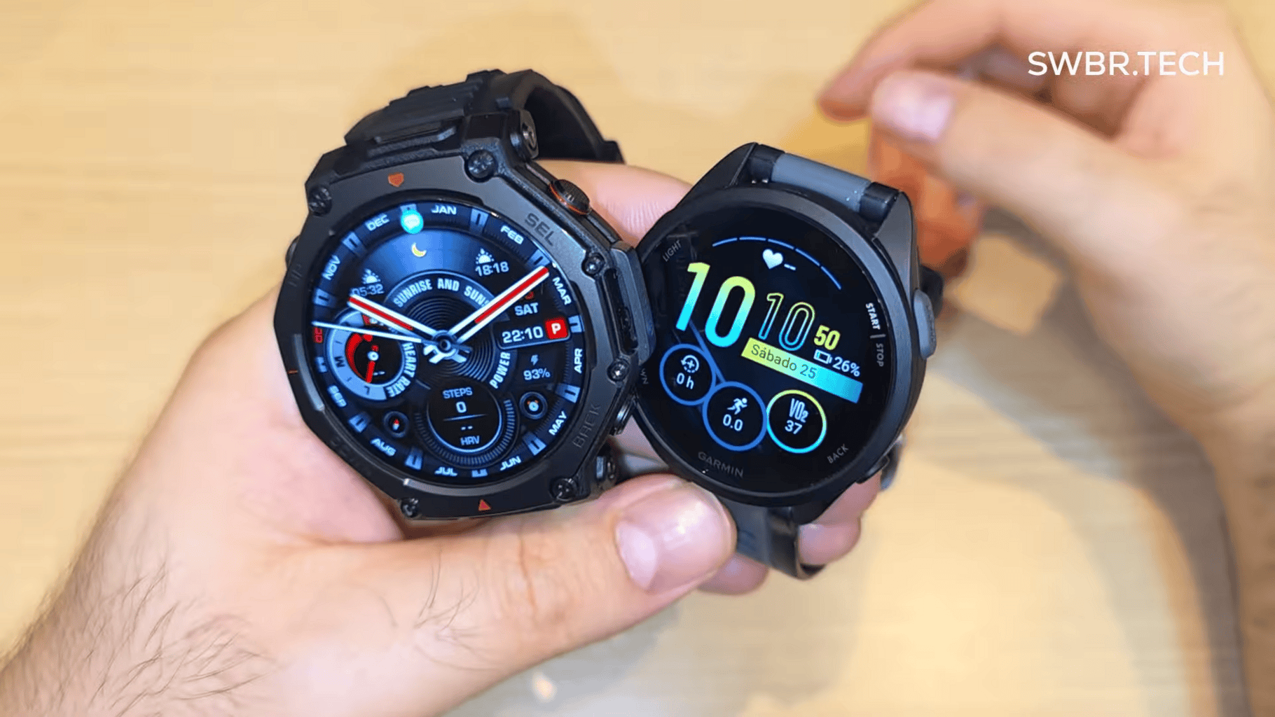 AMAZFIT T-REX 3 PRO vs GARMIN 165 MUSIC: Qual comprar em 2025 (comparativo completo)