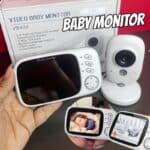 Babá Eletrônica Video Baby Noturna Sem Fio Recarregável Branco Estary Shop