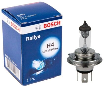 Bosch Lâmpada de Farol H4 Bosch Rallye - 12V 100/90W Halógena
