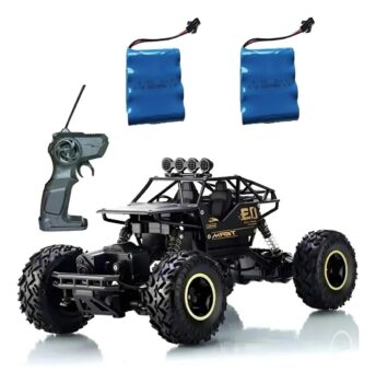 Carrinho Rock Crawler Rc 4x4 Off Road 1:16 + Bateria Reserva
