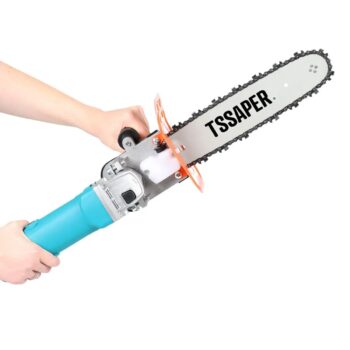 Eletrosserra Kit Completo Motosserra Adaptador TSKSE-01 + Esmerilhadeira Lixadeira Tssaper