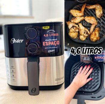 Fritadeira Sem Óleo Oster 127V - OFRT520, PRETO