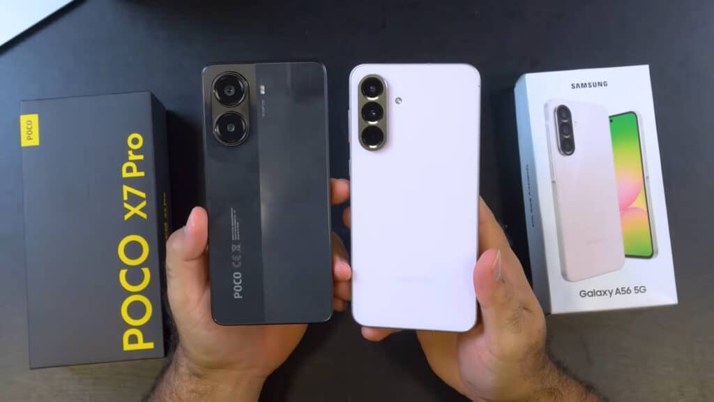 Galaxy A56 5G: vale a pena comprar ou é melhor investir no Poco X7 Pro?
