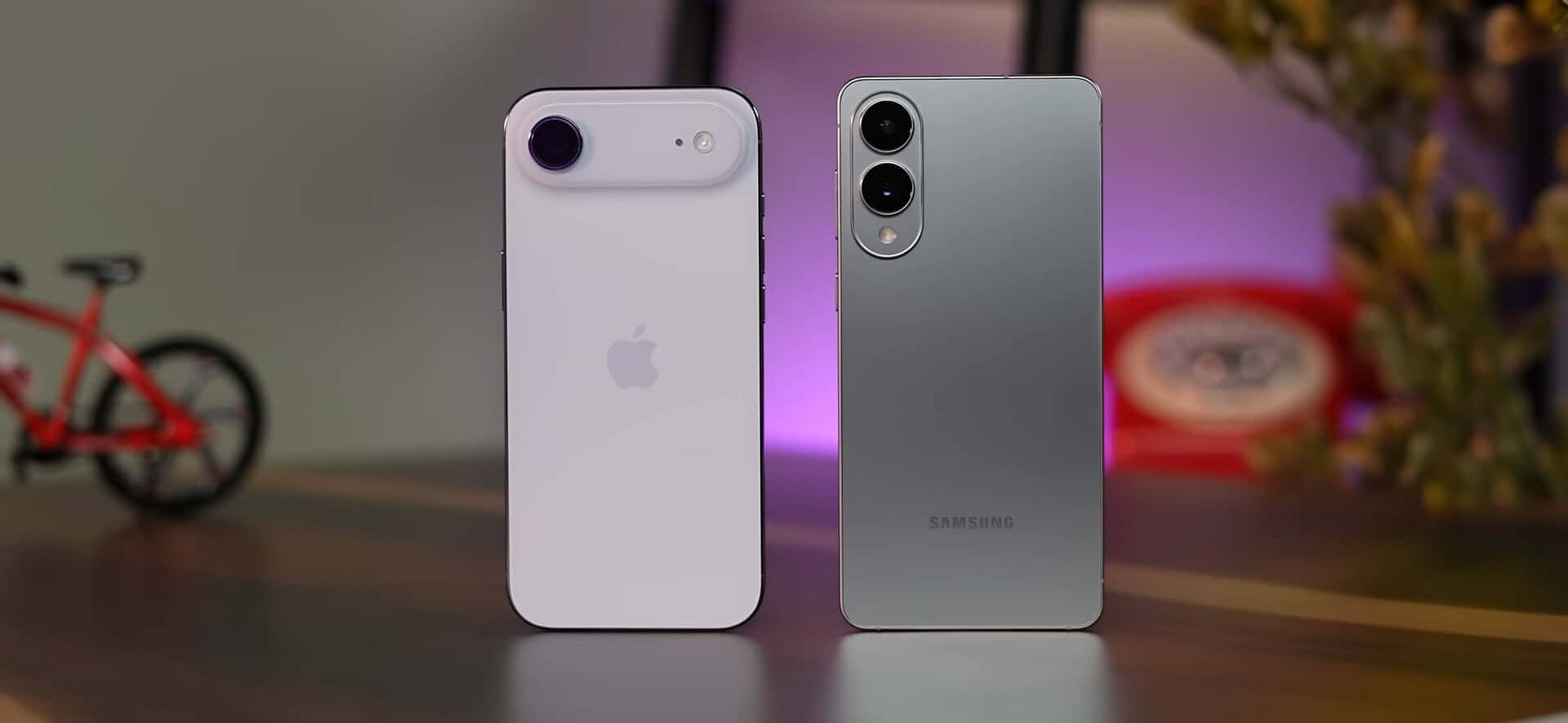 Galaxy S25 Edge vs iPhone Air: o duelo dos ultrafinos — qual comprar em 2025? Bateria, câmeras, aquecimento e custo-benefício