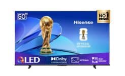 Hisense Smart TV UHD 4K QLED 50" Polegadas 50Q6QV com HDR10+, Dolby Atmos, Sports Mode, Game Mode Plus e Compatível com Alexa