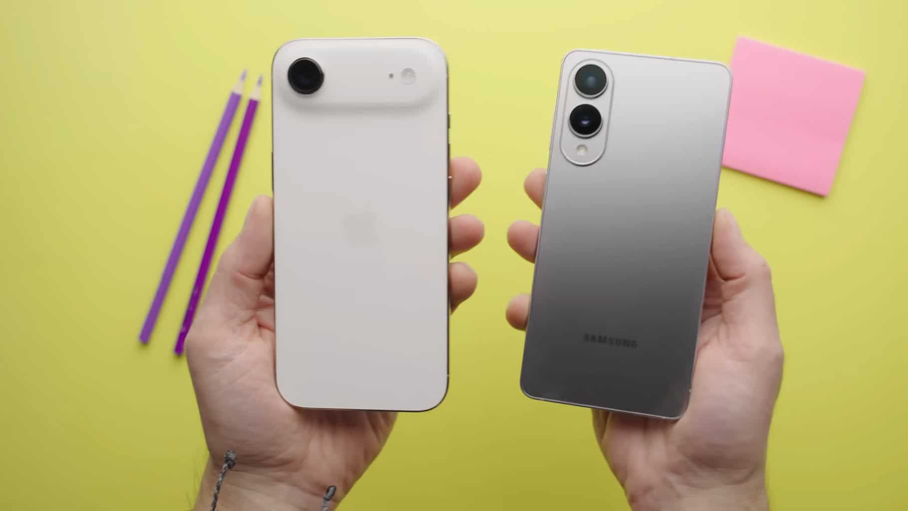 iPhone Air e Galaxy S25 Edge: os celulares mais finos de 2025 valem mesmo a pena?