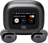 JBL, Fone de Ouvido Bluetooth, Live Buds 3, Intra Auricular, Sem Fio, Com Tela de 1.45″, Cancelamento de Ruído, Resistente À Água e Poeira – Preto
