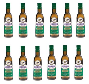 Kit 12 Azeite Extra Virgem Andorinha 500ml Vidro Clássicos