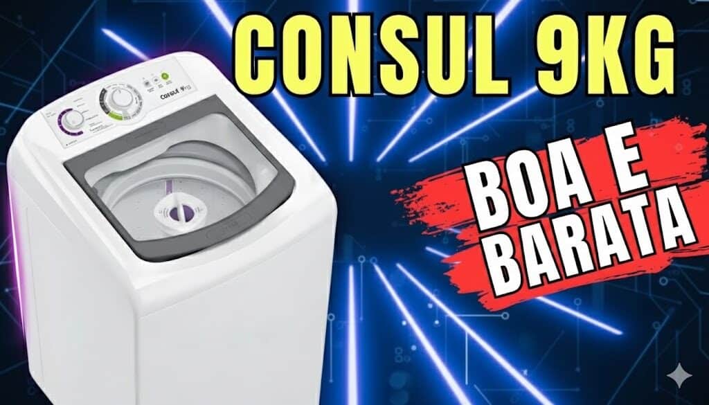 Lavadora Consul CWB09 Vale a Pena? Análise Completa da Consul CWB09AB (9 kg)