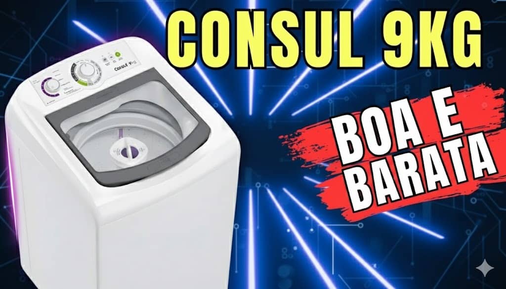Lavadora Consul CWB09 Vale a Pena? Análise Completa da Consul CWB09AB (9 kg)