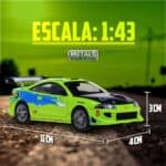 Luppa Velozes E Furiosos, 1995 Mitsubishi Eclipse, 1:43 Verde