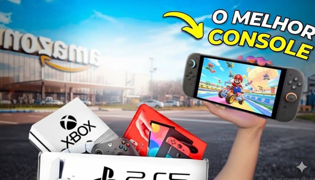 MELHOR CONSOLE PARA COMPRAR EM 2025: PS5, XBOX OU NINTENDO SWITCH 2? O GUIA DEFINITIVO