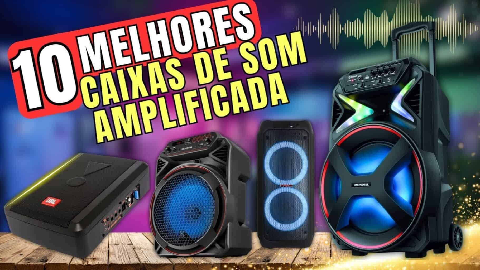 Melhores Caixas de Som Amplificada 2025 (Custo-Benefício): Top 10 com ...