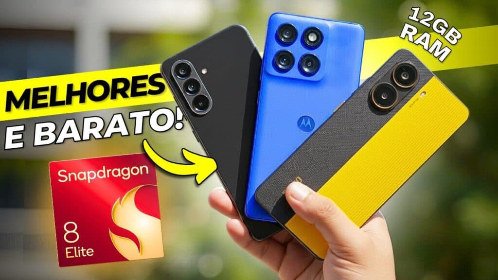 Melhores Celulares Bons e Baratos de 2025: Potência e Custo-Benefício que Impressionam!