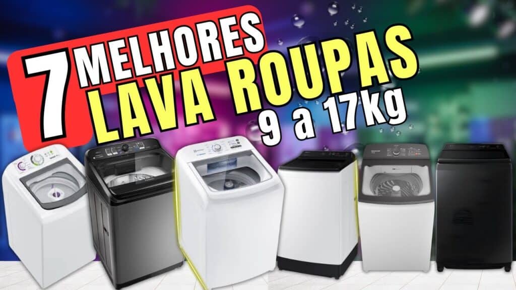 Melhores Máquinas de Lavar Roupa de 2025: As 7 Opções com o Melhor Custo-Benefício