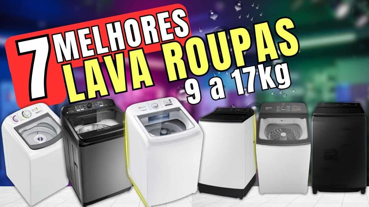 Melhores Máquinas de Lavar Roupa de 2025: As 7 Opções com o Melhor Custo-Benefício