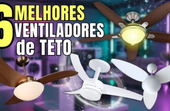 Melhores Ventiladores de Teto 2026: Eficiência, Estilo e Custo-Benefício