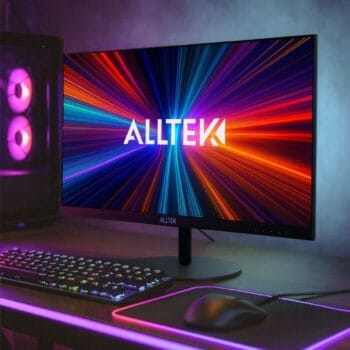 Monitor Alltek De 21,5 Full Hd Painel Va, 100 Hz, 5ms Cor Preto